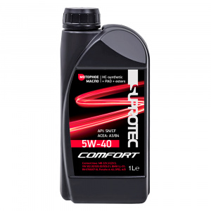Suprotec COMFORT 5W40 Моторное масло; 1л