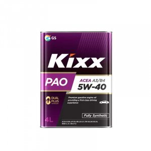 Kixx PAO 5W40 A3/B4;  4L Synthetic motor oil MB 229.3/5, VW 502.00/505.00, BMW LL-01, RN 0710