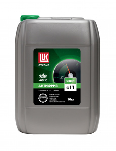 Лукойл АНТИФРИЗ G11 GREEN;  к.10кг.