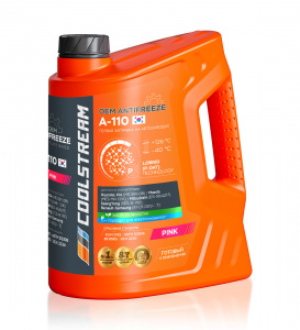 Coolstream A-110 PINK; 5KG Lobrid (P-OAT) Оригинальный конвейерный Розовый антифриз Kia/Hyundai