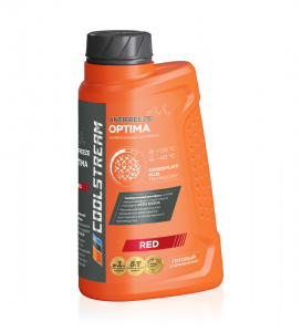 Coolstream OPTIMA 40 RED;  1KG Карбоксилатный Красный антифриз c оптимизированным пакетом присадок
