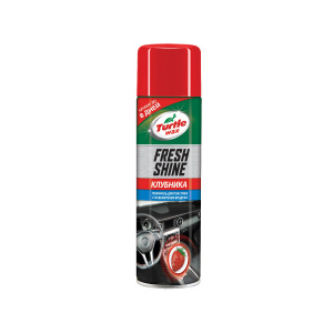 TURTLE WAX Fresh Shine - Strawberry 500ml Полироль для пластика с освеж. воздуха (клубника)