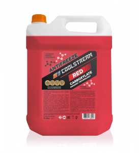 Coolstream Antifreeze RED; 9KG Красный антифриз c базовым пакетом карбоксилатных присадок