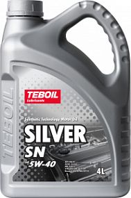 Teboil SILVER SN  5W40 sn/cf;   к.4л Acea A3/B4 (MB 229.3; Renault RN0710; RN0700; VW 502.00/505.00)