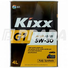 Kixx G1 5W30 SN;  4L Synthetic motor oil; ACEA A5/B5 GF-5