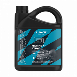 Lavr Moto GT MARINE 4T 10W40 SM МОТОРНОЕ МАСЛО; 4л.