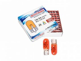 Mitsumoro WY5W 12V 5W W2.1x9.5d ORANGE (габариты, номер.знак, повтор. поворот) (100шт.в уп.)