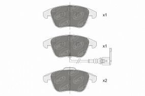 SP709 SCT Тормозные колодки передн. AUDI, SEAT, VW, 