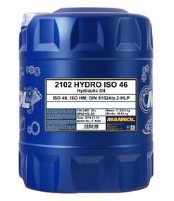Mannol 2102 HYDRO ISO46;  20L Гидравлическое масло