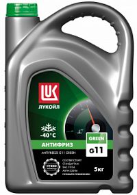 Лукойл АНТИФРИЗ G11 GREEN;  к. 5кг.