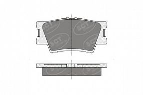 SP336 SCT Тормозные колодки задние Toyota rav4; camry 06-