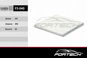 FS-040 FORTECH Салонный фильтр Nissan teana/murano 08-