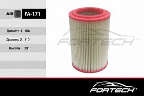 FA-171 FORTECH Воздушный фильтр Kia bango III (низкий)