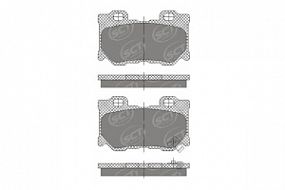 SP684 SCT Тормозные колодки задн.INFINITI, NISSAN