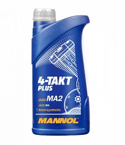 Mannol 7202 4-Takt PLUS 10W40; 1L Полусинт. масло