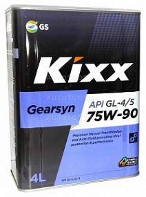 Kixx Gearsyn 75W90 GL-4/GL-5;  4L