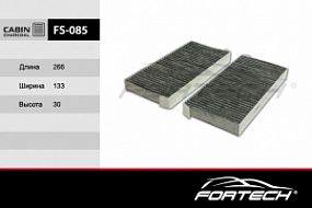 FS-085C FORTECH Угольный фильтр салона Renault laguna 07-