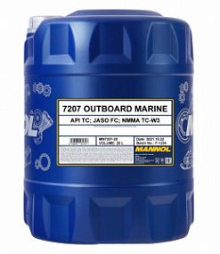 Mannol 7207 OUTBOARD MARINE TD;  20L Моторное масло для лодок TC-W3