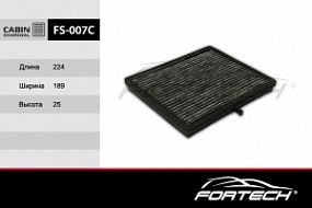 FS-007C FORTECH Угольный фильтр салона Chevrolet lacetti 04-