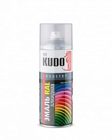 KU01018 KUDO Эмаль универсальная Ral1018 Желтый цинк; 520мл