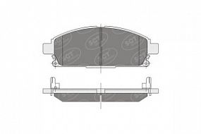 SP338 SCT Тормозные колодки передн. NISSAN