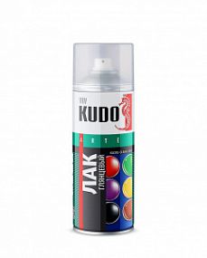 KU9002 KUDO ЛАК акриловый универсальный - ГЛЯНЦЕВЫЙ; 520мл