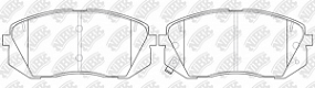 PN0578 NIBK Тормозные колодки передн. Hyundai