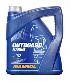 Mannol 7207 OUTBOARD MARINE TD;   4L Моторное масло для лодок TC-W3