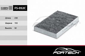 FS-052 FORTECH Салонный фильтр Renault fluence/megane; Nissan juke 10-