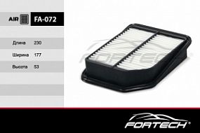 FA-072 FORTECH Воздушный фильтр Suzuki grand vitara II 05-