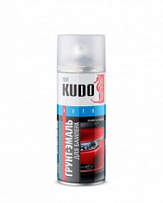 KU6201 KUDO Эмаль для бампера - Серая; 520мл