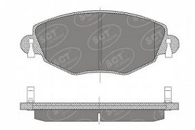 SP450 SCT Тормозные колодки передн. Ford mondeo III 00-