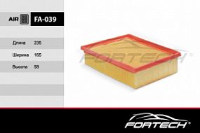 FA-039 FORTECH Воздушный фильтр Nissan qashqai/x-trail 1.6/2.0 07-