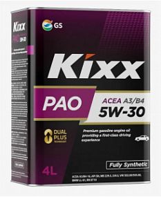 Kixx PAO 5W30 A3/B4;  4L Synthetic motor oil MB 229.3/5, VW 502.00/505.00, BMW LL-01, RN 0710