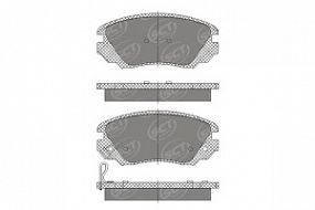 SP670 SCT Тормозные колодки передн.DAEWOO/CHEVROLET, OPEL, SAAB