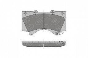 SP400 SCT Тормозные колодки передние Toyota 200; Lexus lx570 08-