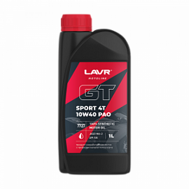 Lavr Мото GT SPORT 4T 10W40 - МОТОРНОЕ МАСЛО; 1л
