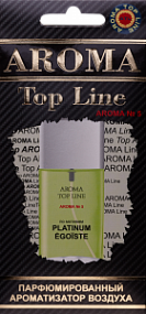 AROMA Top Line Ароматизатор воздуха  №5  картон - Chanel Platinum Egoiste