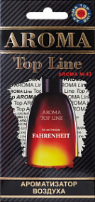 AROMA Top Line Ароматизатор воздуха №43  картон - Dior Fahrenheit