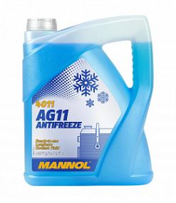 Mannol 4011 ANTIFREEZE AG11 (-40С) Lonterm; 5L Синий антифриз