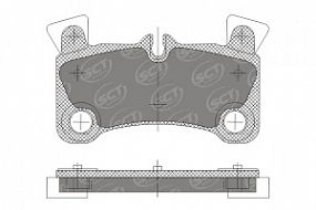 SP695 SCT Тормозные колодки задн. Q7 06-; Toureg I