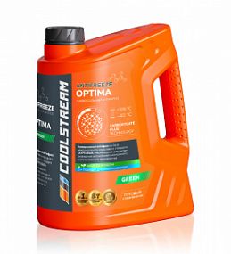 Coolstream OPTIMA 40 GREEN; 10KG Карбоксилатный Зеленый антифриз c оптимизированным пакетом присадо