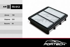 FA-012 FORTECH Воздушный фильтр Hyundai elantra/i30 06-; Kia ceed/cerato 07-