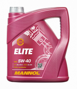 Mannol 7903 ELITE 5W40;   4L (plastic) Синт. моторное масло
