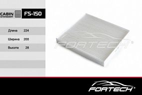 FS-150 FORTECH Салонный фильтр Hyundai solaris/accent/creta 17-; Kia rio/sportage 17-
