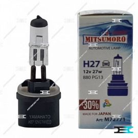 Mitsumoro  H27 12V 27W 880 PG13  Автолампа (птф) 1шт. (мин.10)