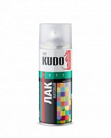 KU9004 KUDO ЛАК акриловый универсальный - МАТОВЫЙ; 520мл