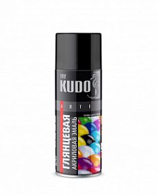 KU10045 KUDO Эмаль универсальная - БОРДОВАЯ; 520мл