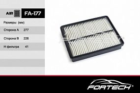 FA-177 FORTECH Воздушный фильтр Kia sorento 2.4 09-