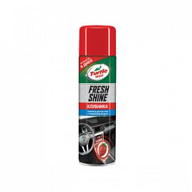 TURTLE WAX Fresh Shine - Strawberry 500ml Полироль для пластика с освеж. воздуха (клубника)